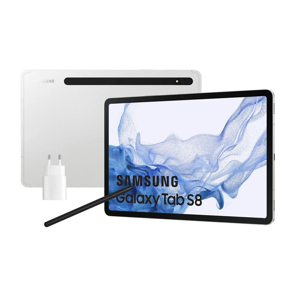 Surfplatta Samsung Galaxy Tab S8 Silver 11"
