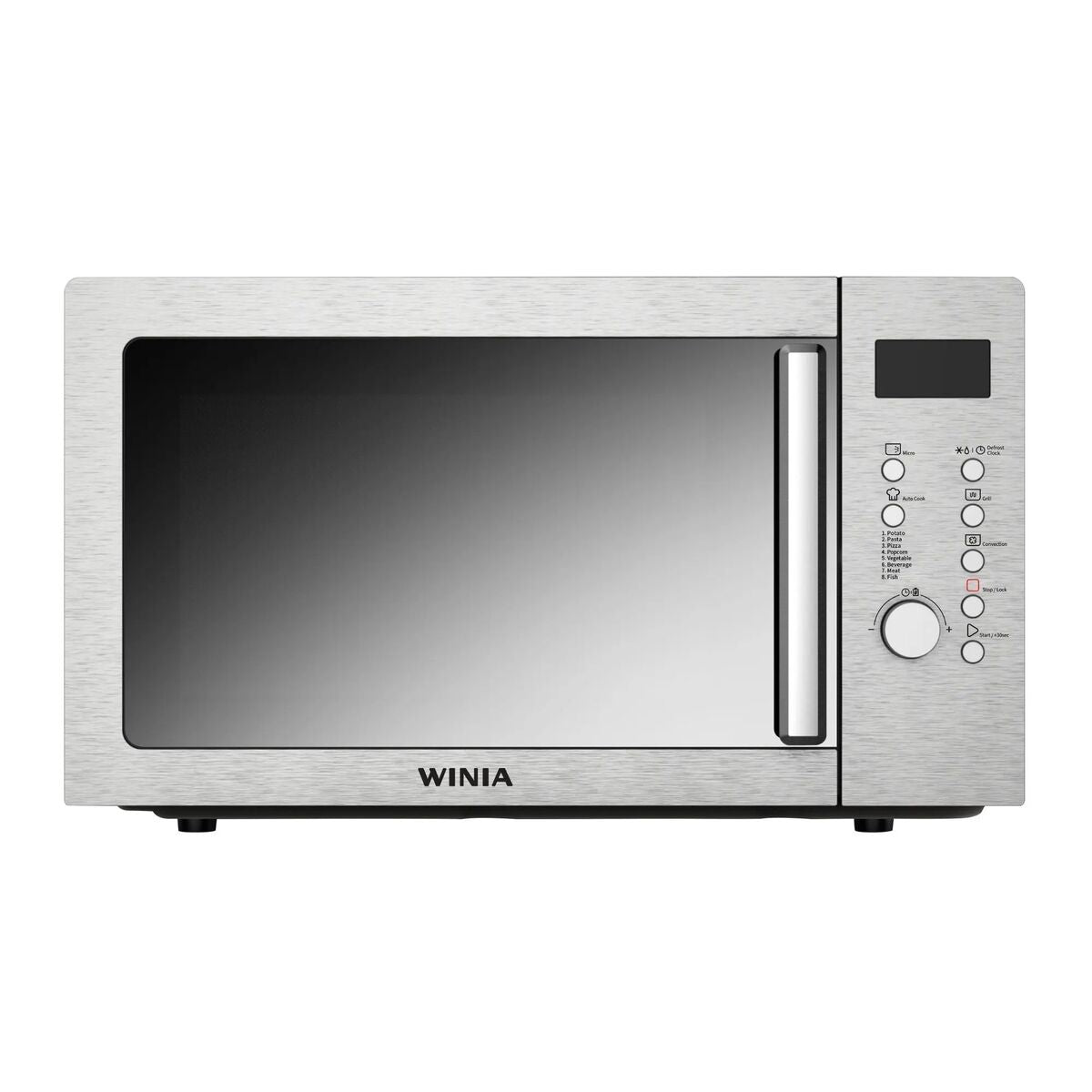Mikrovågsugn med grill Winia WKOCW28SM stål 900 W 28 L