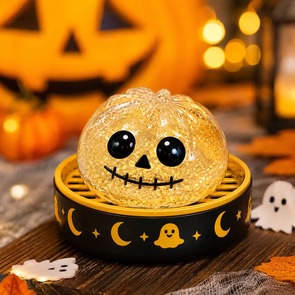 5 Styles Halloween Squishy Toy Pumpkin Eyeball Ghost Stress Relief Squeeze Toy Soft Sensory Fidget Toy Party Favor Gift