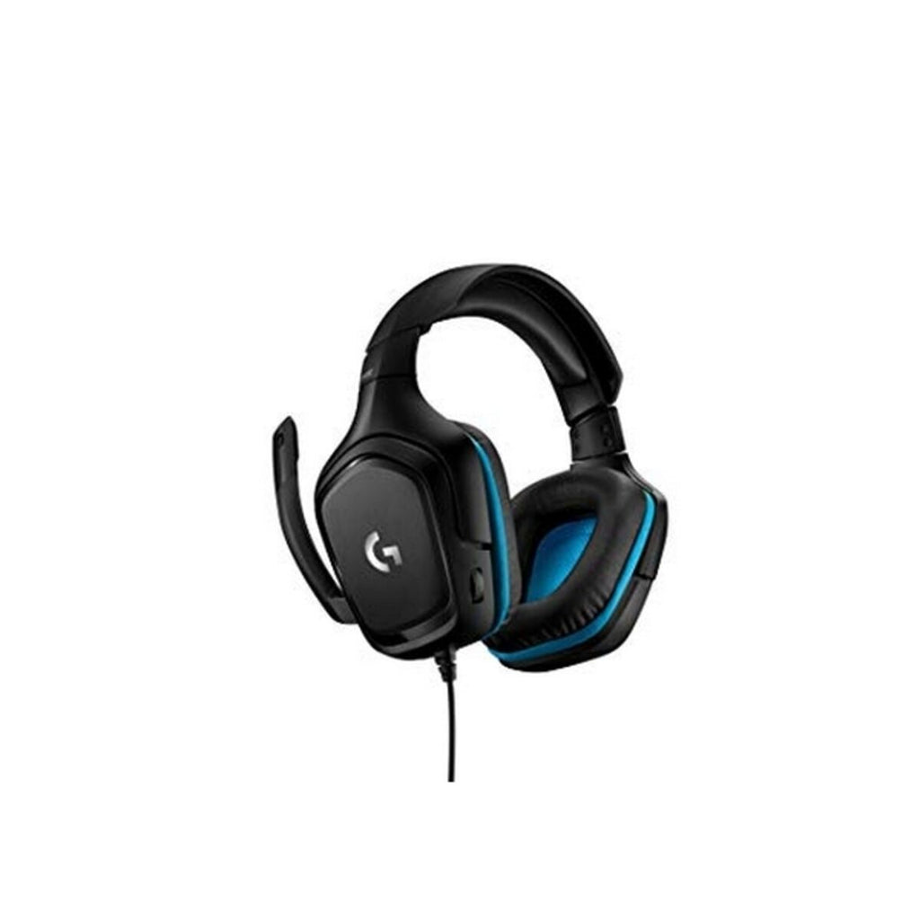 Gamingheadset med mikrofon Logitech G432 Svart Blå Blå/Svart