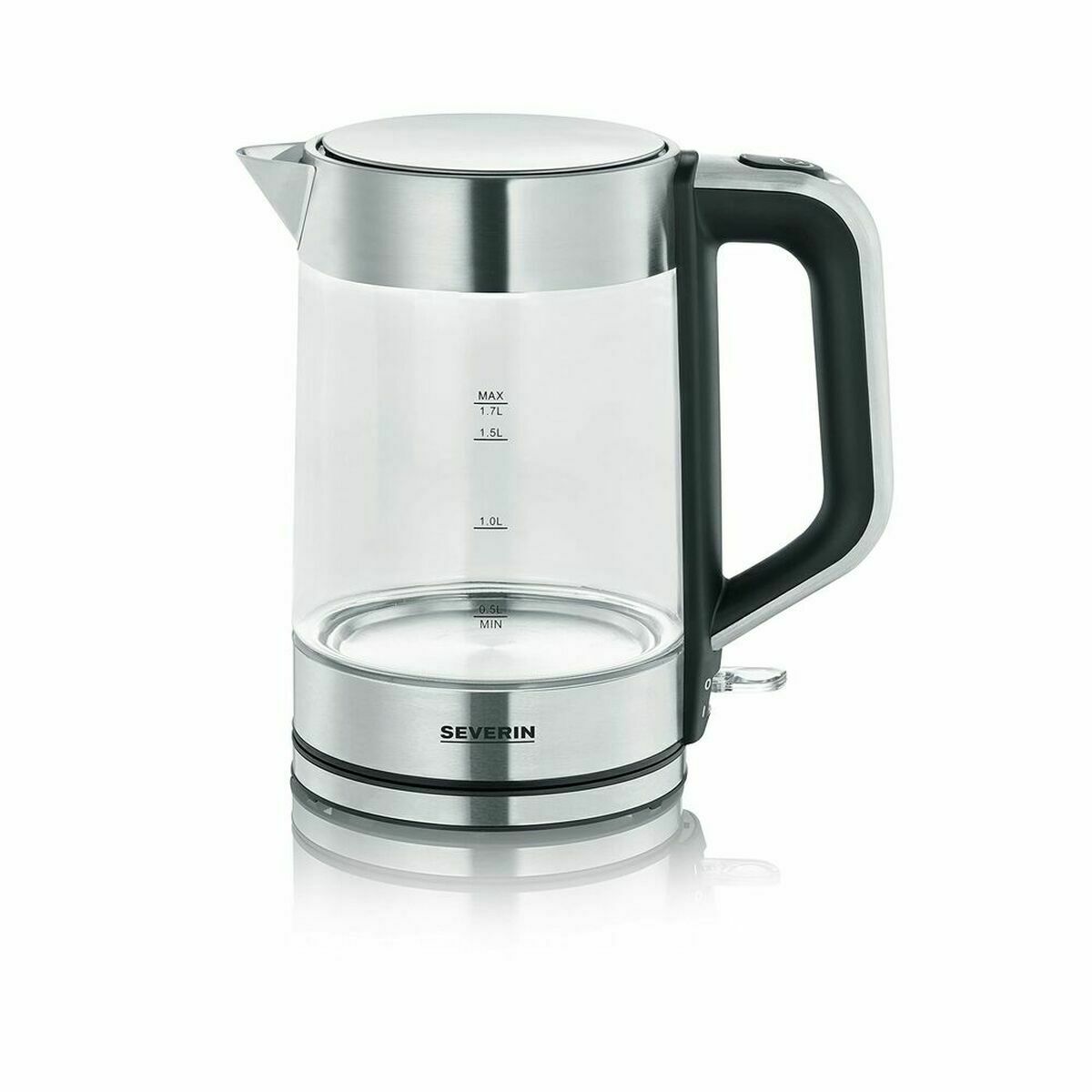 Severin Vattenkokare Med Led -Ljus Severin Wk 3420 Svart 2200 W 1,7 L