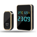 Integrated Digital Smart Wireless Doorbell Temperature Humidity Clock Door Chime