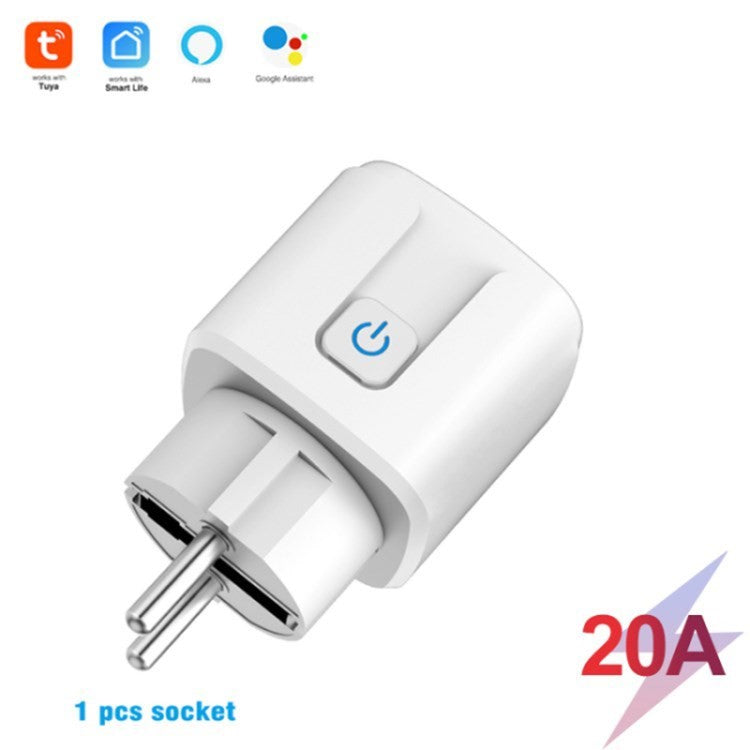 Smart Plug 16A/20A WiFi Outlet Socket Plugg för Amazon Alexa Google Assistant
