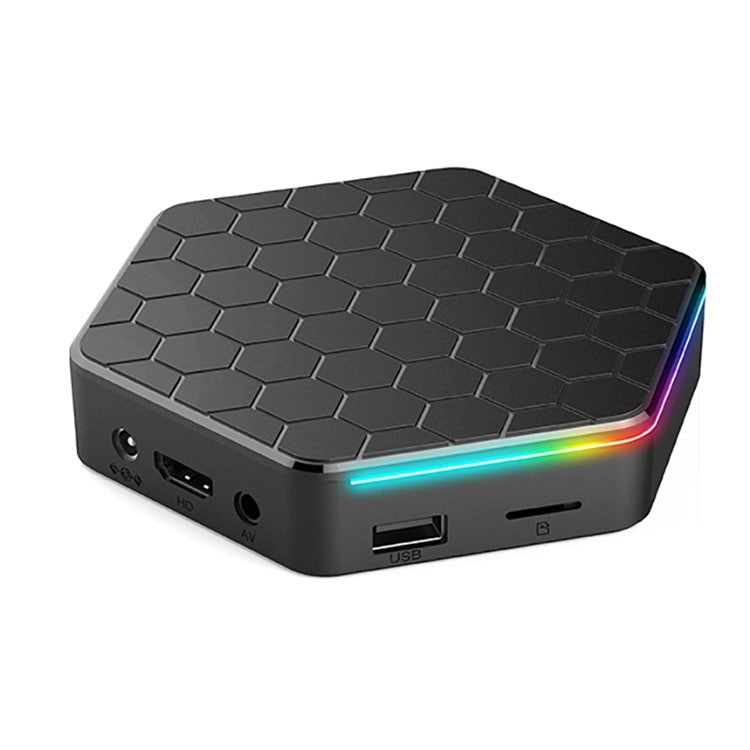 T95z plus Android 12.0 TV Box 2GB+16GB EU Plug Quad Core 6K HD Video Player WiFi Bluetooth-kompatibel 5.0 Set Top Box