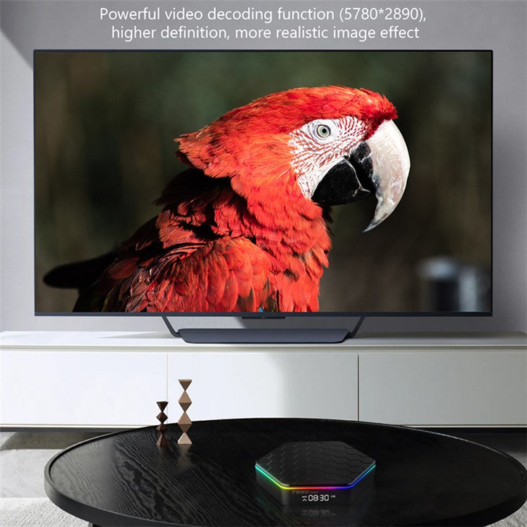 T95z plus Android 12.0 TV Box 2GB+16GB EU Plug Quad Core 6K HD Video Player WiFi Bluetooth-kompatibel 5.0 Set Top Box