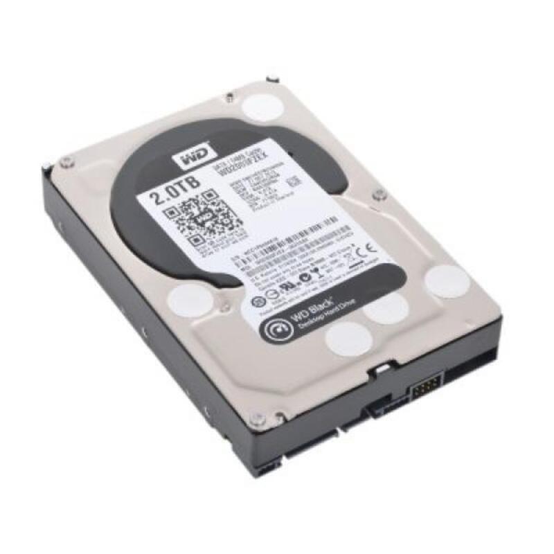 Hårddisk Western Digital Svart WD2003FZEX 3,5" 2 TB SATA III 7200