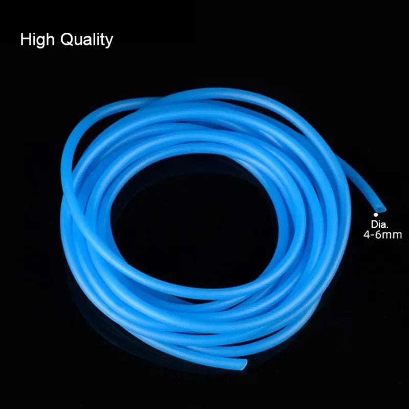 4*6mm Silicon Aquarium 1m/3m/5m/10m Oxygen Pump Hose Air Bubble Stone Aquarium Fish Tank Pond Pump Tube Food Grade Material