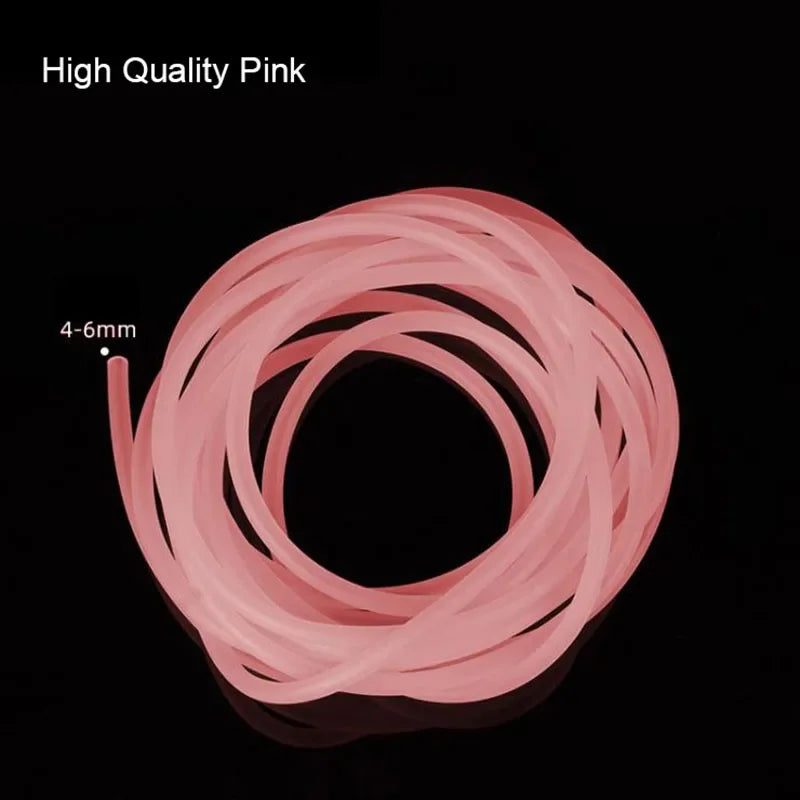 4*6mm Silicon Aquarium 1m/3m/5m/10m Oxygen Pump Hose Air Bubble Stone Aquarium Fish Tank Pond Pump Tube Food Grade Material
