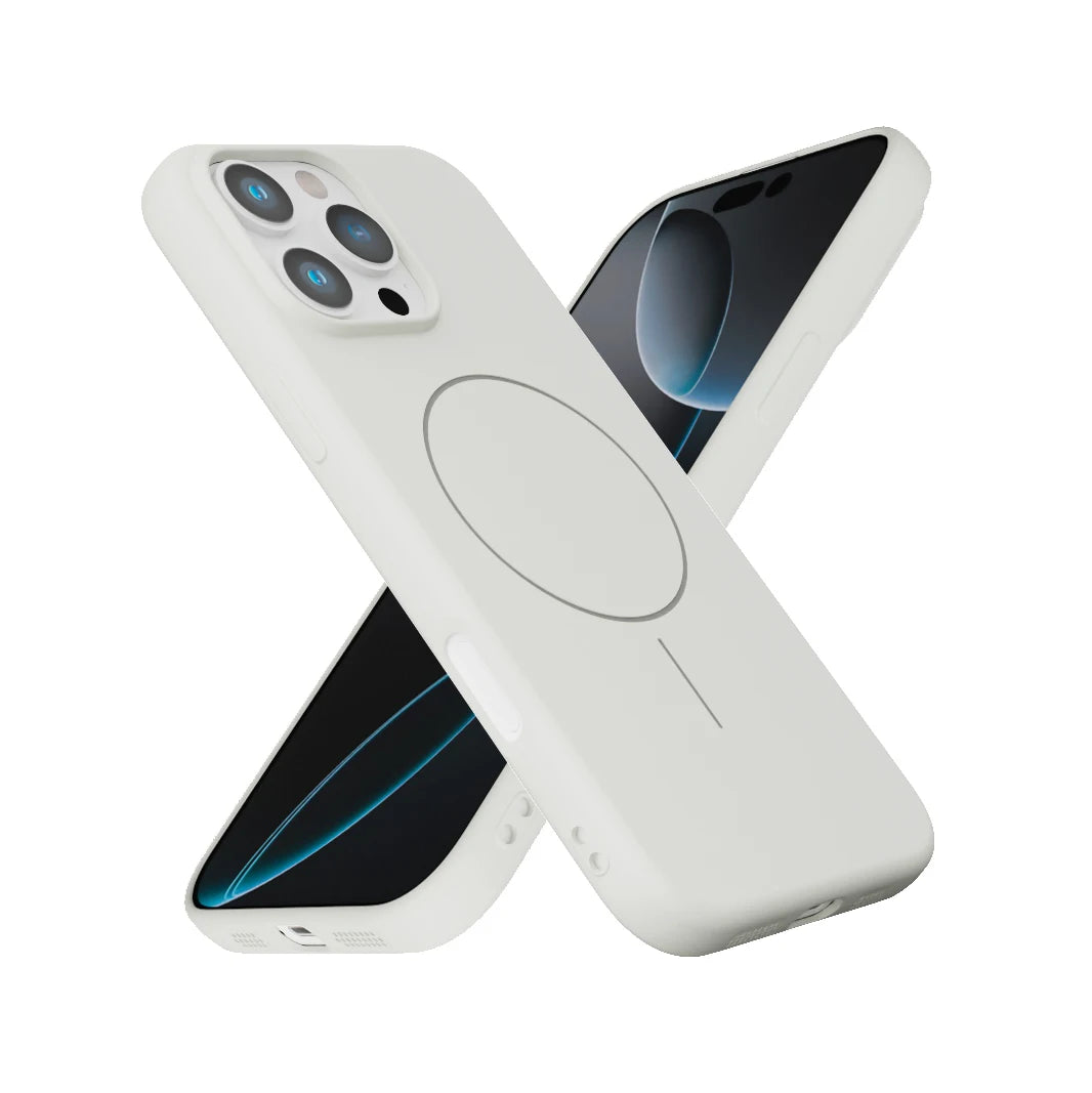 Lyxig frostat TPU-magnetiskt Magsafe-skal