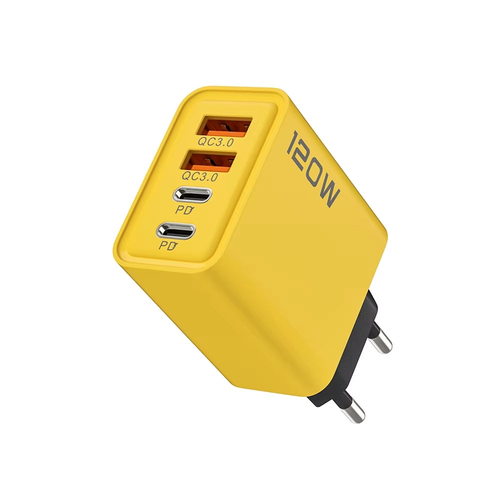 Snabbladdare Med 4 Port 120W