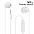 3.5mm Silica Gel Noise Reduction Sleep Headphones Earphones Noise Reduction In-Ear Headset