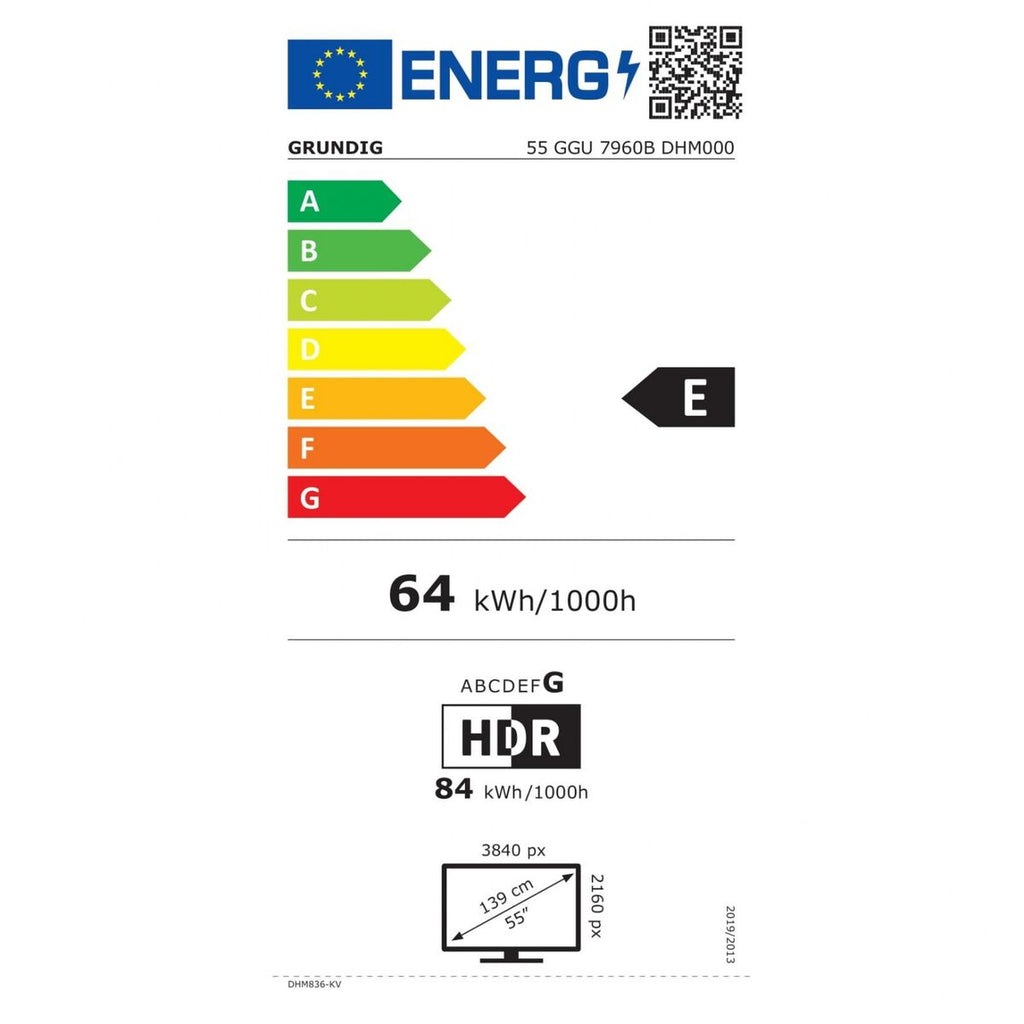 Smart TV Grundig 55GGU7960B 55 55" 4K Ultra HD LED HbbTV
