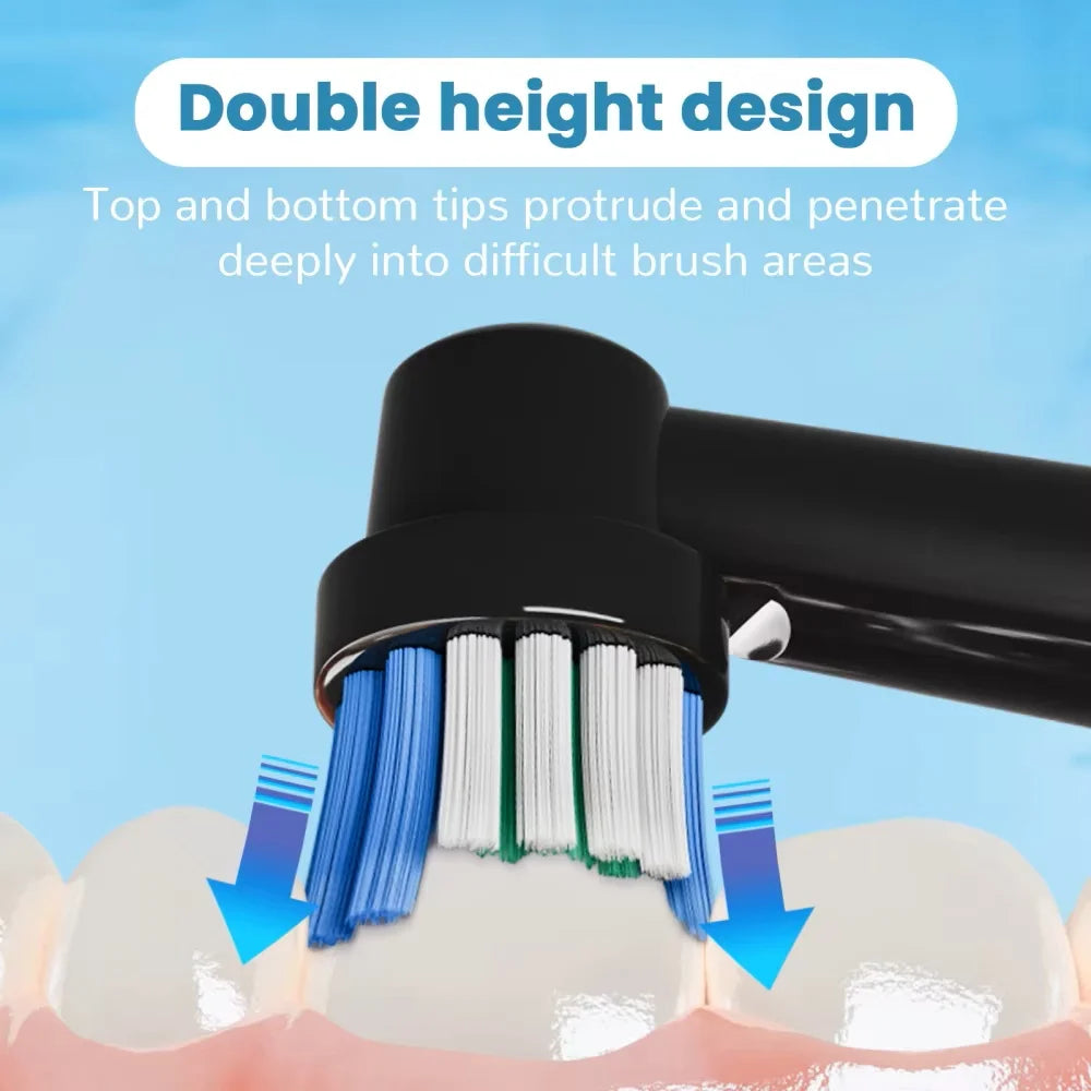 Replacement Toothbrush Heads Compatible with Oral B Braun Professional Electric Brush Heads 1000 1500 3000 6000 7000 7500 8000