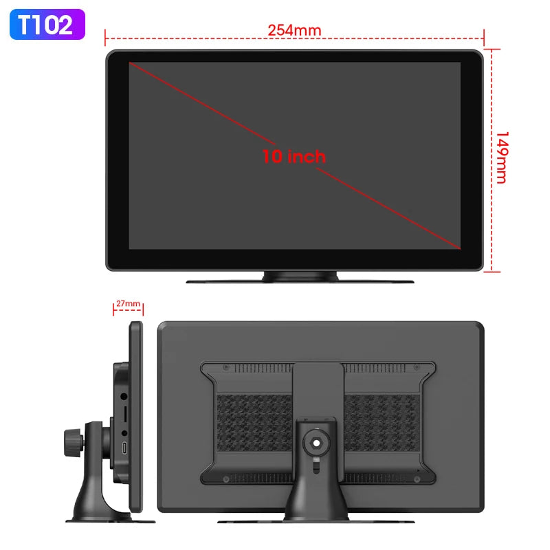 7/10 inch Carplay Car Smart Screen Multimedia Video player Wireless Carplay Android Auto Car Radio for Apple Android Stereo