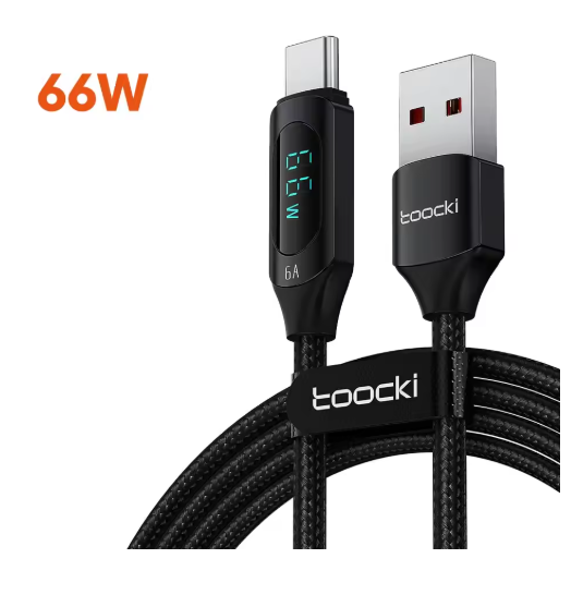 Laddningskabel USB-USB C Med Display