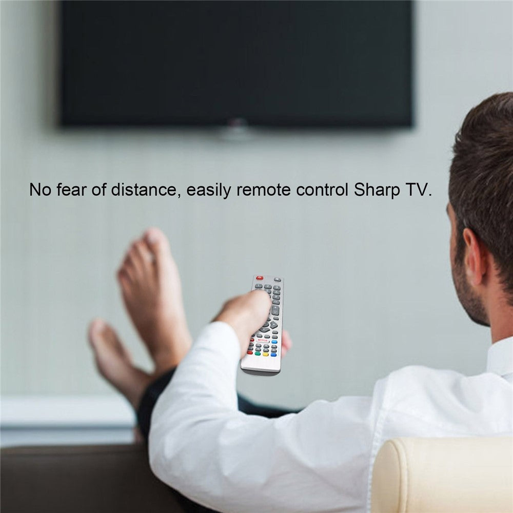 TV Remote Control Replacement for Sharp Aquos Remote Controller Smart Replacement Portable Size Easy to Grab with 3D Button Fernbedienung