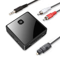 Fiber Optic Bluetooth-compatible 5.0 Audio Transmitter Receiver 2-in-1 Wireless Bluetooth-compatible Adapter One Connects Two Audio Adapter