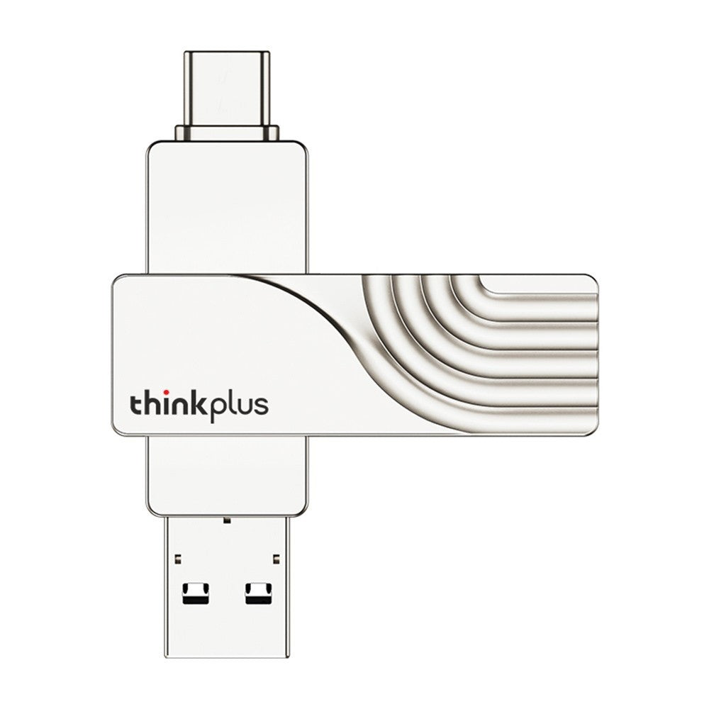 LENOVO THINKPLUS USB C Flash Drive 128GB USB3.0 U Disk TPCU301 Dual-port Memory Stick for Tablet PC Laptop Computer