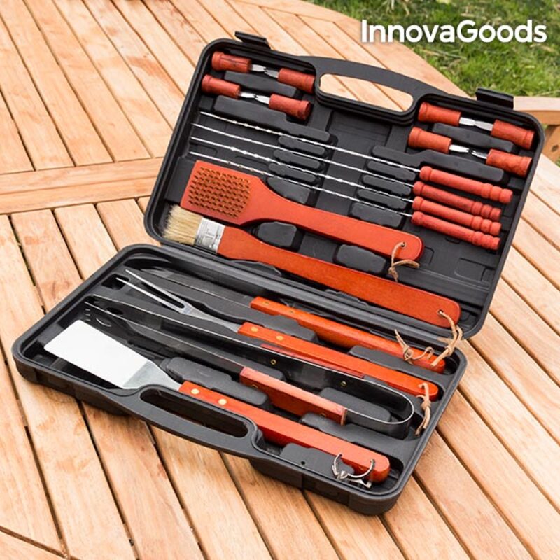 Grillfodral Barbecase InnovaGoods 18 delar
