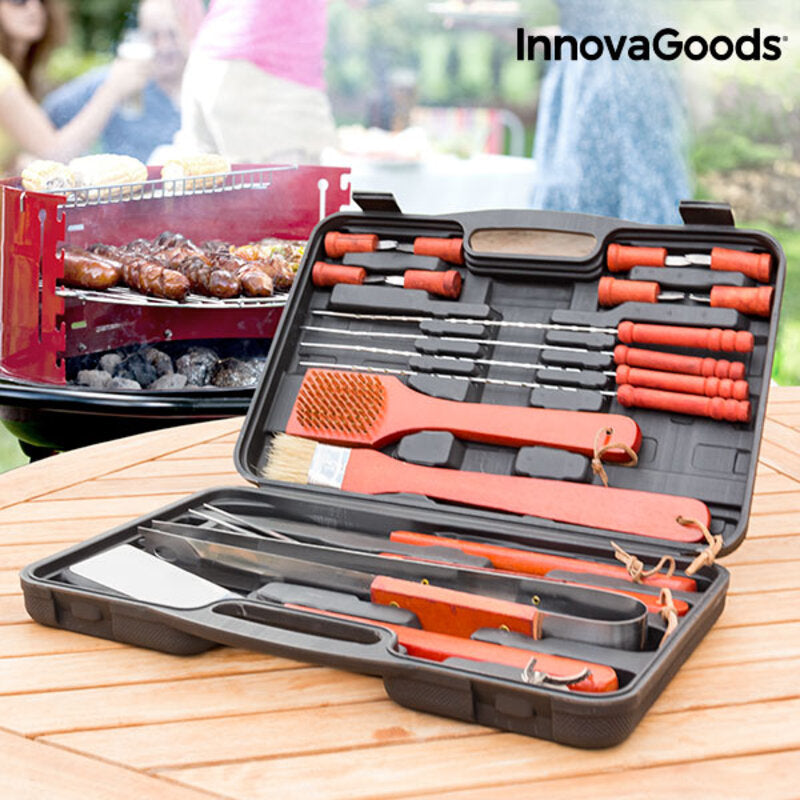 Grillfodral Barbecase InnovaGoods 18 delar