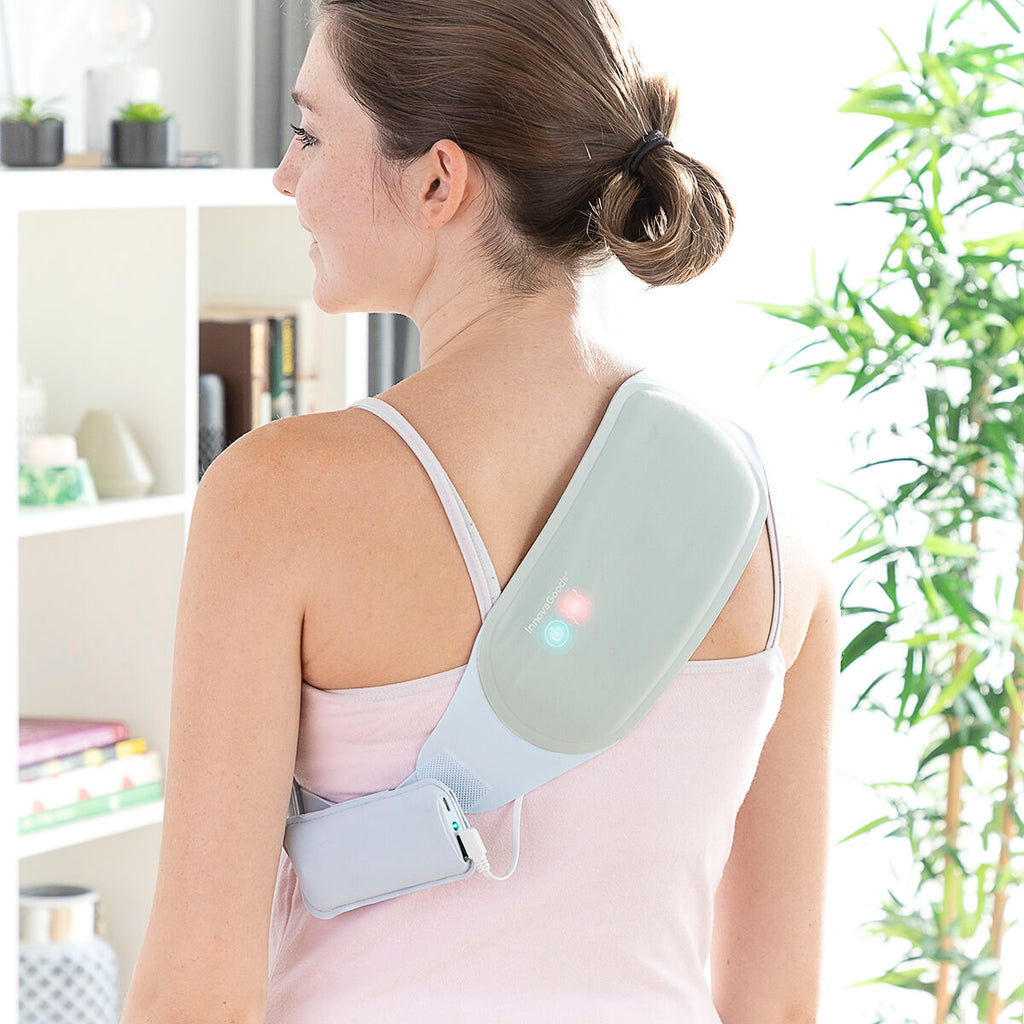 Laddningsbart trådlöst massage- och värmebälte Beldisse InnovaGoods