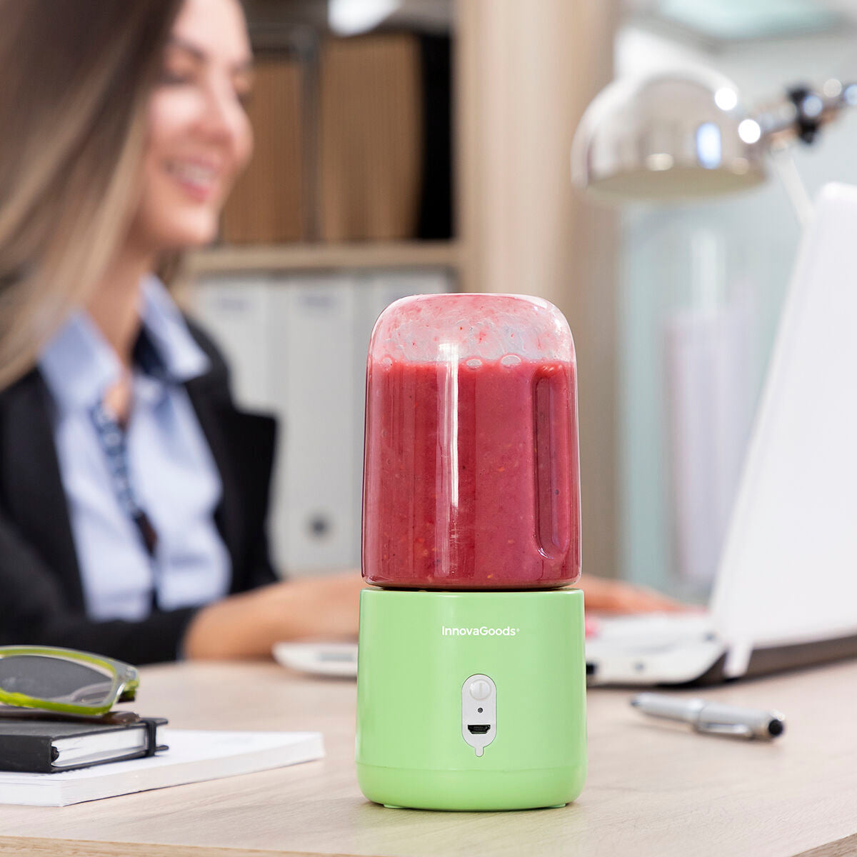 Bärbar uppladdningsbar koppmixer Blendyr InnovaGoods