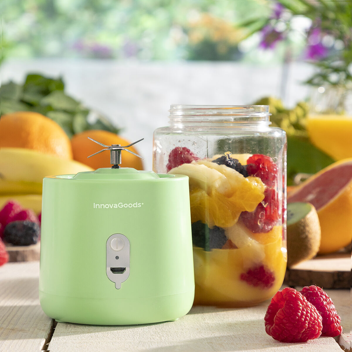Bärbar uppladdningsbar koppmixer Blendyr InnovaGoods