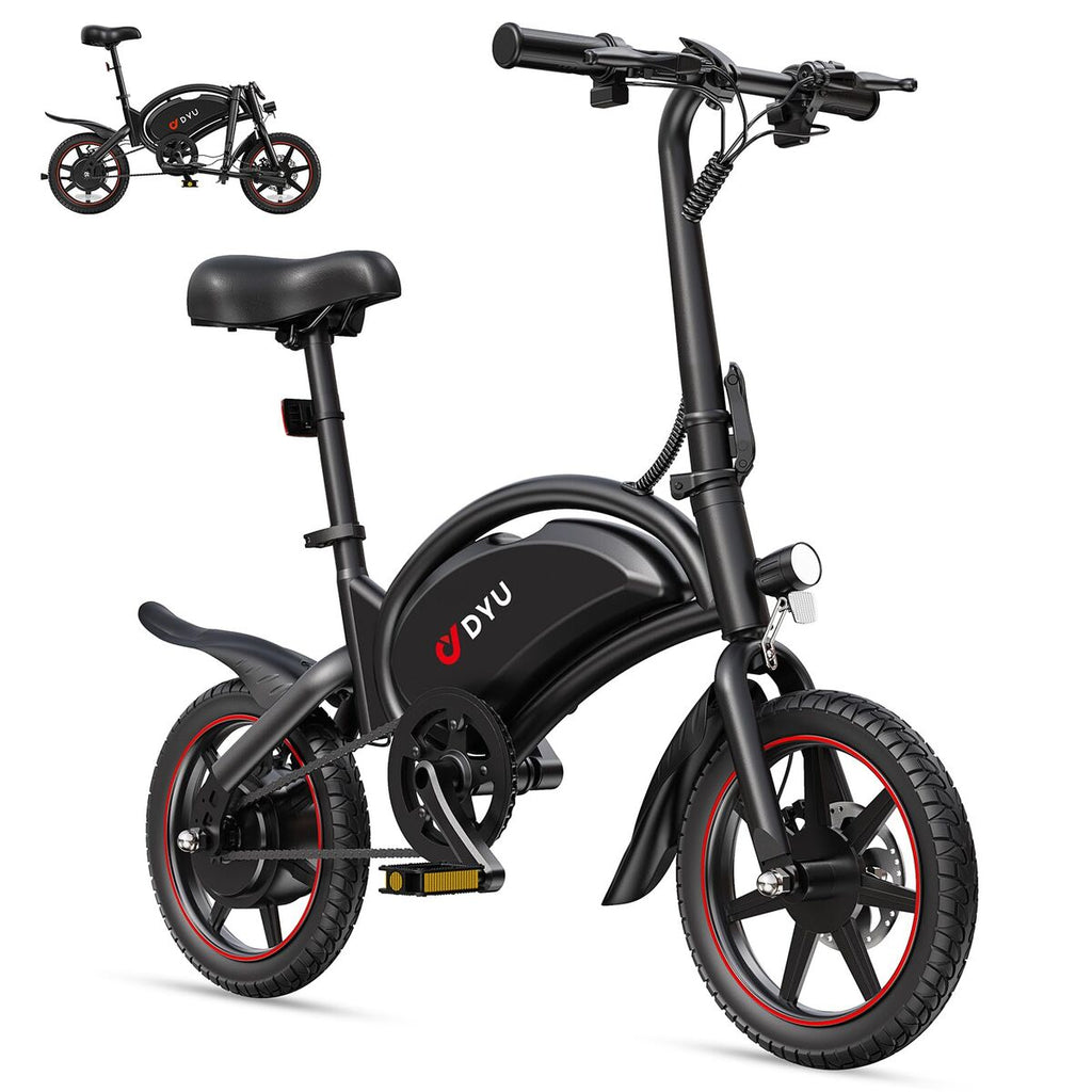 Elcykel DYU DYU-D3S-001 Svart 250 W 10 Ah 14"