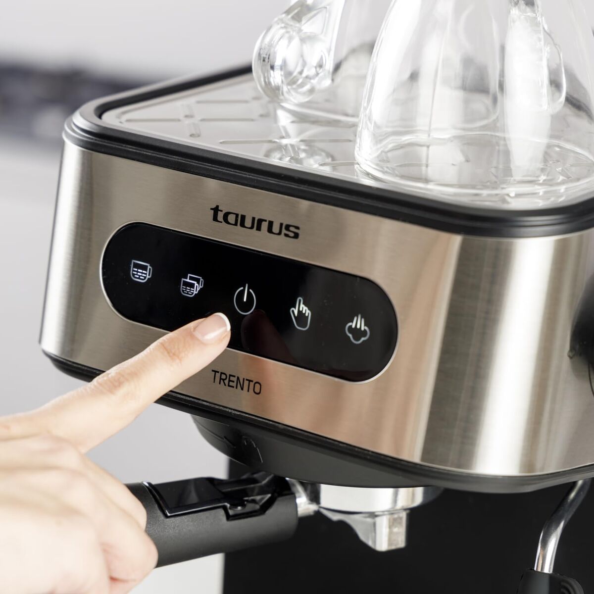 Espressobryggare Taurus TRENTO Stål 1,5 L