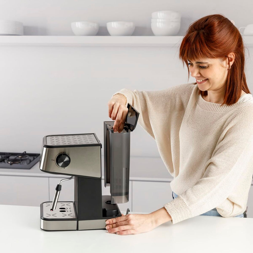 Espressobryggare Taurus TRENTO Stål 1,5 L