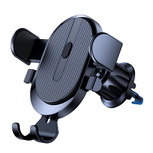 Car-mounted Mobile Phone Bracket With Hook Rotating Air Outlet