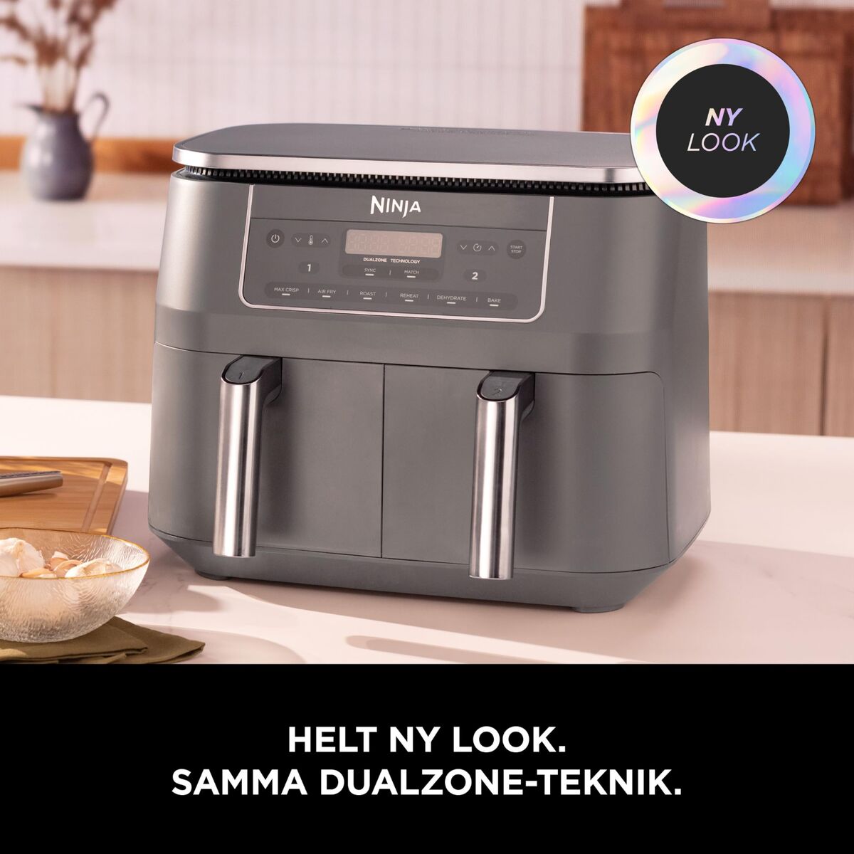 Luftfritös NINJA DZ300EU Grå 2400 W 7,6 L