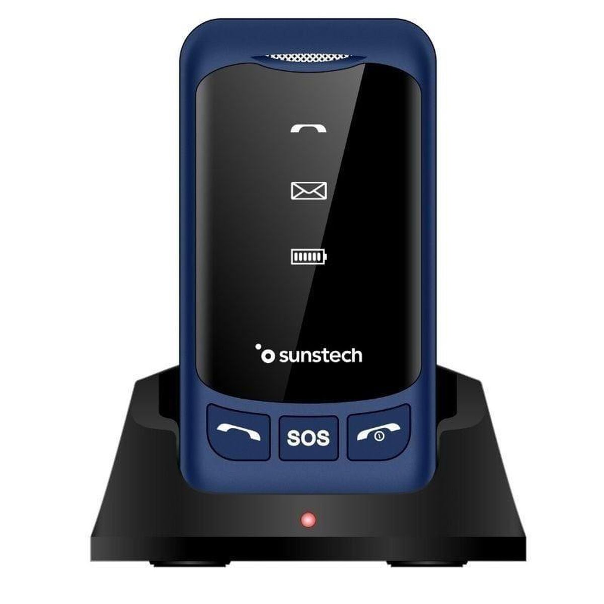 Mobiltelefon för seniorer Sunstech Blå