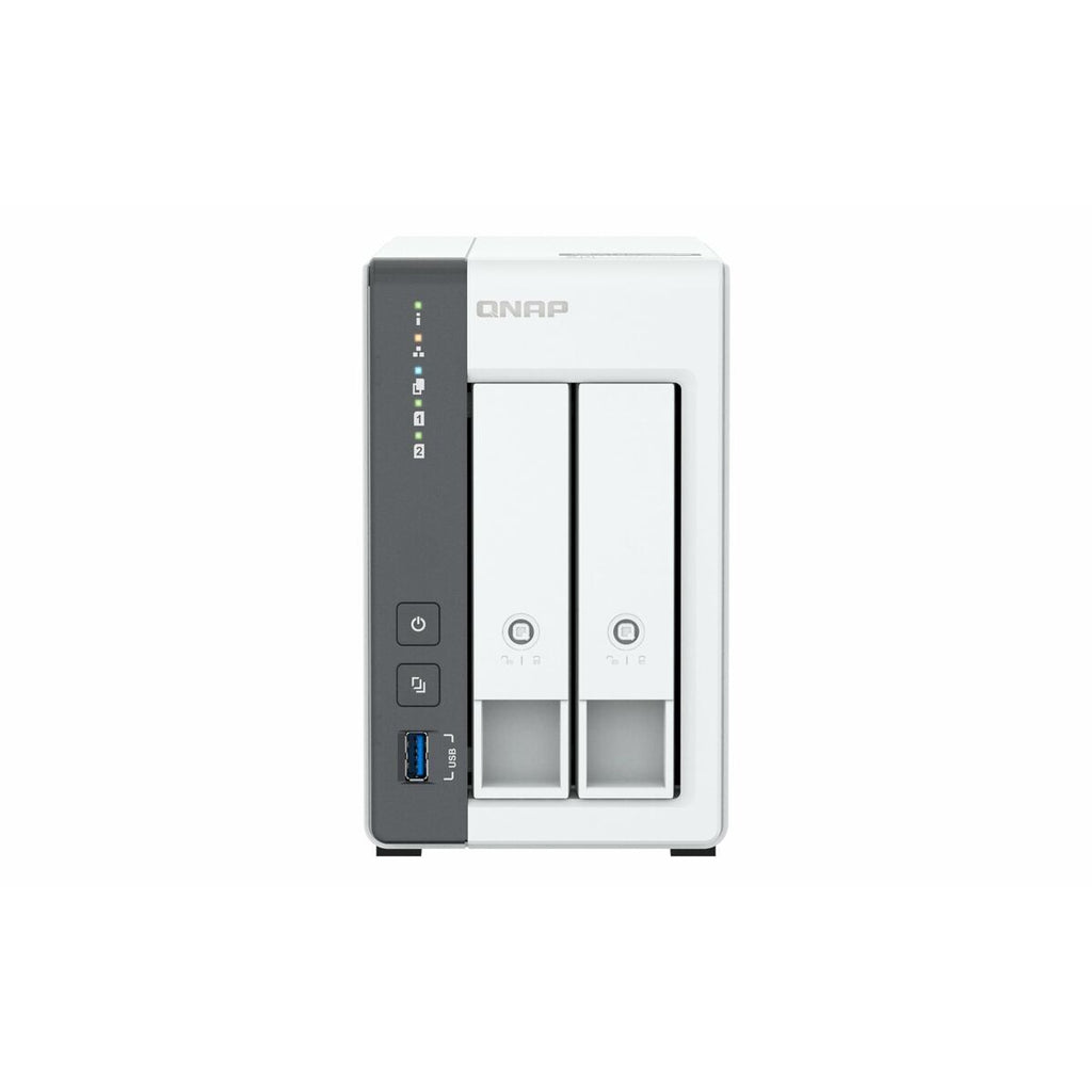 Nätlagringsenhet NAS Qnap TS-216G Vit Svart ARM Cortex-A55