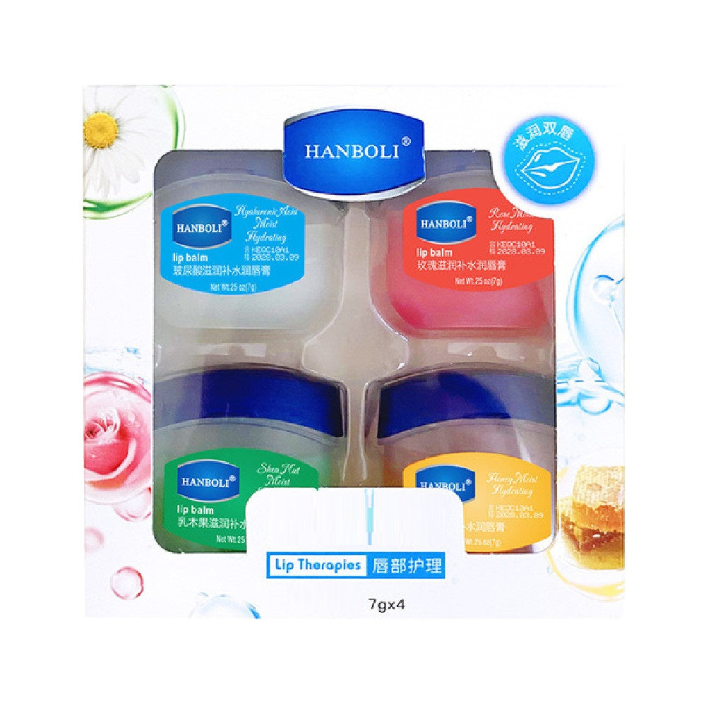 Läppbalsam 4 Pack Olika Färger