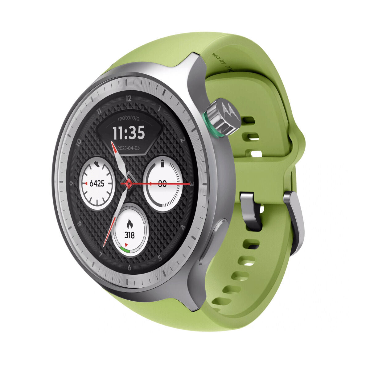 Smartklocka Motorola Moto Watch 47mm Silvrig 1,43" 47 mm 46 mm Ø 47 mm