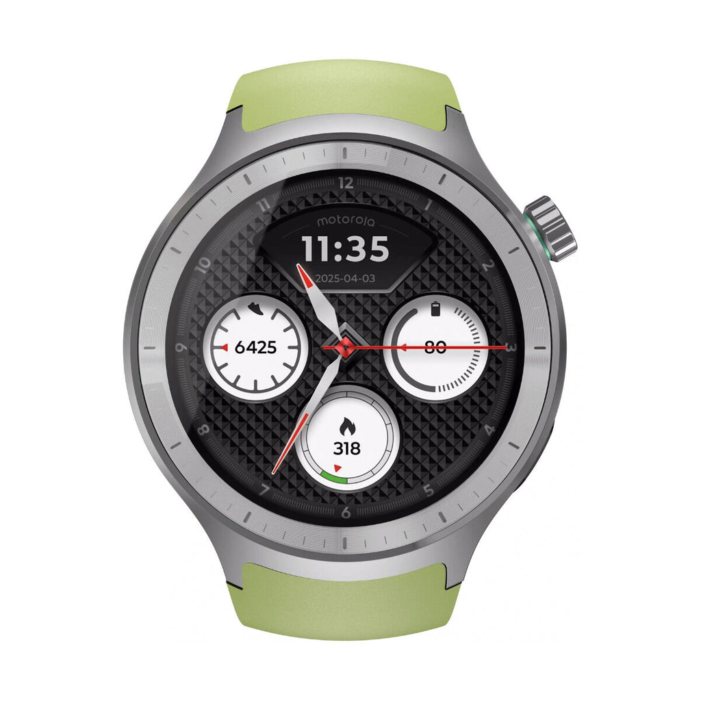 Smartklocka Motorola Moto Watch 47mm Silvrig 1,43" 47 mm 46 mm Ø 47 mm