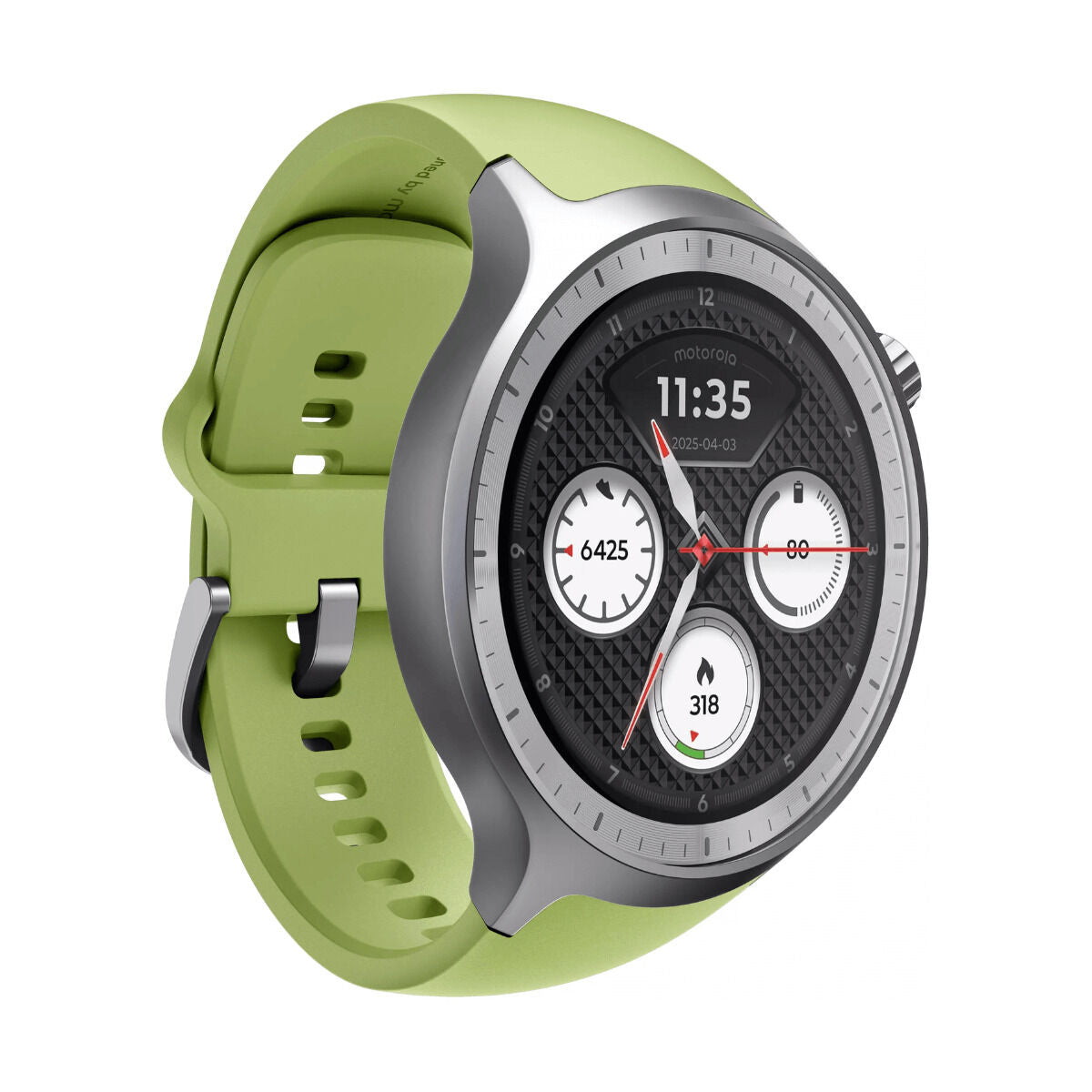 Smartklocka Motorola Moto Watch 47mm Silvrig 1,43" 47 mm 46 mm Ø 47 mm