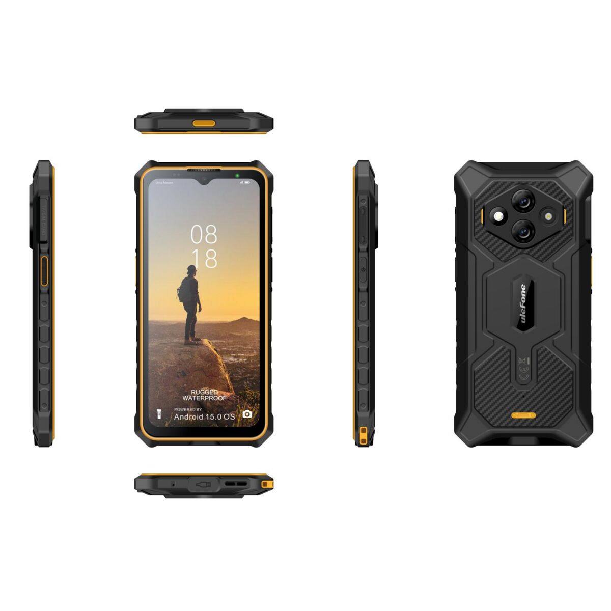 Ulefone RUGKING 3 PRO 6,56" Unisoc ums9230 8 GB LPDDR4x 128 GB Orange