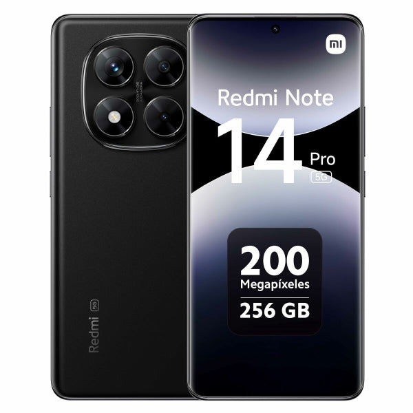 Xiaomi Redmi Note 14 PRO 5G 6,67" Mediatek Dimensity 7300 8 GB RAM 256 GB Svart