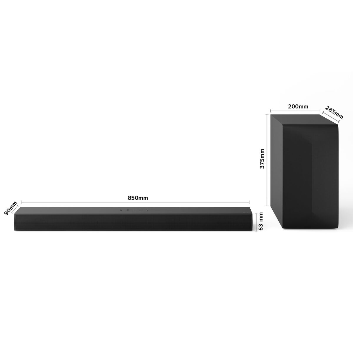 Soundbar LG DS60T Svart 340 W